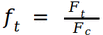 MTF formula