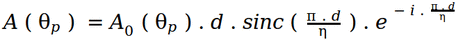 acousto optic formula