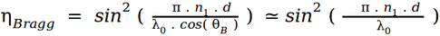 acousto optic formula