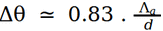 acousto optic formula