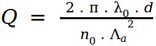 acousto optic formula