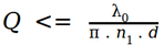 acousto optic formula