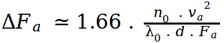 acousto optic formula