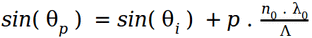 acousto optic formula