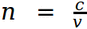 refraction/reflexion formula
