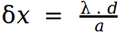 interference formula