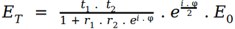 interference formula