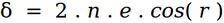 interference formula