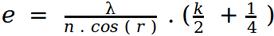 interference formula