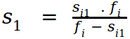 paraxial conjugation formula