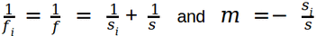 paraxial conjugation formula