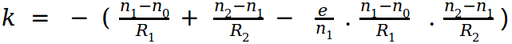 paraxial parameters formula