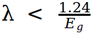 photodetector formula