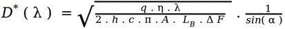 photodetector formula