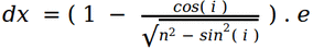 plane parallel plate formula