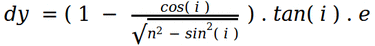 plane parallel plate formula