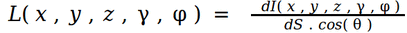 radiometry-photometry formula
