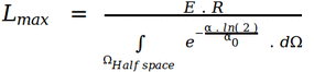 radiometry-photometry formula