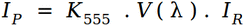radiometry-photometry formula