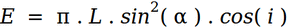 radiometry-photometry formula